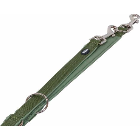 Nobby Hundeleine Führleine Classic Preno 2 m x 1,5 - 2 cm waldgrün (1/2)