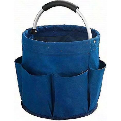 [LLC] Chariot de nettoyage universel avec organiseur - 1 compartiment principal et 6 poches pour la maison et le jardin (1/3)