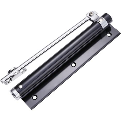 Ferme-porte Automatique Amortisseur Intégré 35kg en Alliage D'aluminium Installation Facile pour Porte Intérieure en Bois pour Usage Domestique DIY (1/5)