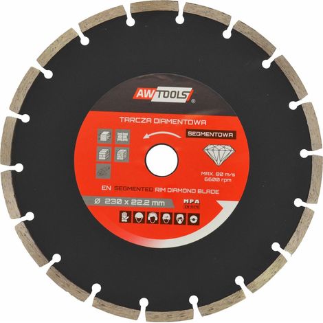 Disco diamantato Awtools 180x25.4 / SEG. (1/2)