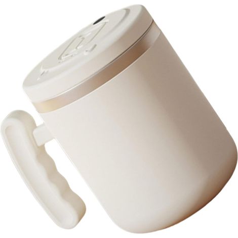 Tasse café 400 ml mélangeur auto USB, poignée ergonomique rechargeable, usage universel (1/5)