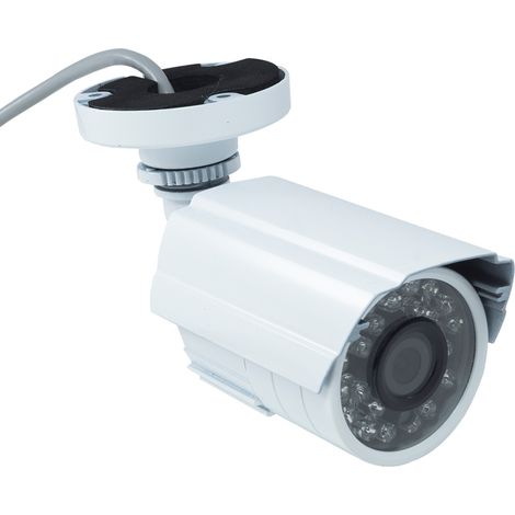 Telecamera Videosorveglianza Bullet 24 led CCTV HD 2.8mm 2 Mpx infrarossi da Esterno con Alimentatore ip 65 HD-502IR (1/6)