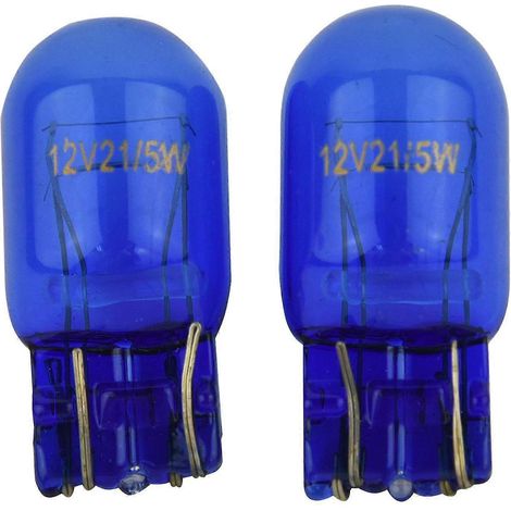 2 ampoules xénon HID 7443 Super White 6000K W21 5W T20 580 à double filament pour feux de position (1/5)