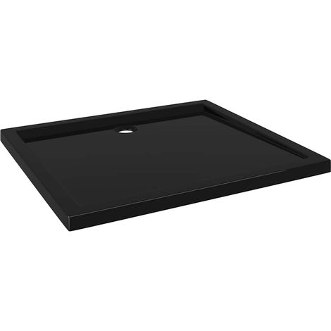 Maison Exclusive - Obdélníková sprchová vanička ABS černá 80 x 90 cm (1/5)