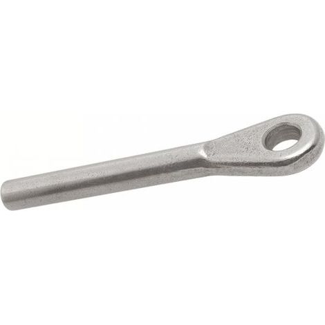 Embout à œil à sertir - Inox A4 ØCâble 3mm - Boîte de 10