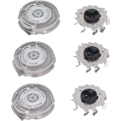têtes de lame de rechange pour tondeuse à barbe en ABS et acier inoxydable, compatibles avec les modèles Norelco SH50, S5080, S5570, S5079 et PT725. (1/5)