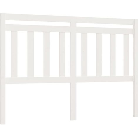 Cabecero accesorio para dormir mueble dormitorio 146 x 4 x 100 cm madera de pino blanco TDL0203851