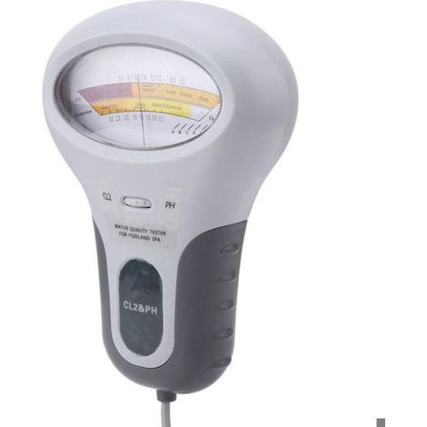 Testeur De Chlore Et De pH - Écran LCD Numérique - Sonde Intégrée - Pour Piscine Et Spa - 1 Pièce (1/5)