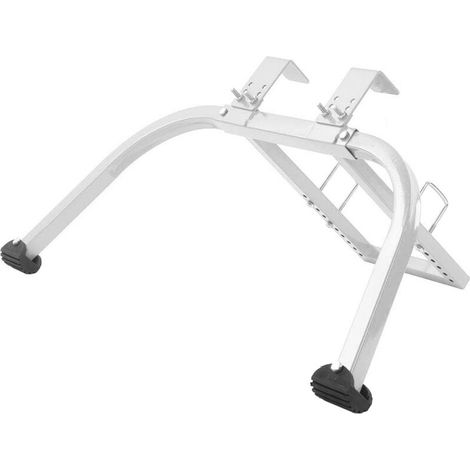 Stabilisateur d'Échelle de Toit Acier au Carbone avec Accessoires, Pieds Caoutchouc Antidérapants, Capacité Charge 150 kg, Compatible avec Différentes Formes d'Échelles pour Gouttière de Toit (1/5)