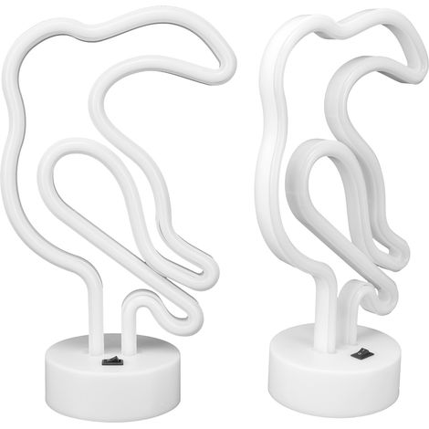 Lampe néon toucan, lampe néon créative et colorée, décoration LED pour table de chevet, veilleuse, décoration pour fête à la maison, cadeau d'anniversaire, lampe décorative pour chambre d'enfant, alim (1/5)