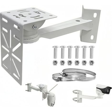 Support de d'angle Caméra Extérieure Polyvalent, Support de Caméra d'angle pour Surveillance Extérieure, pour Une Surveillance Efficace (1/5)