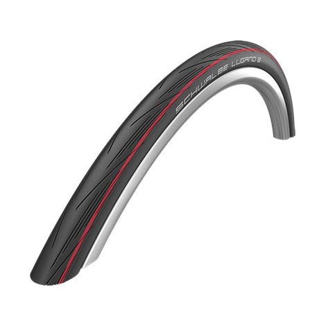 Schwalbe Reifen Lugano II HS471 Draht 28"700x25C 25-622 sw/rot-Skin Act KG SIC