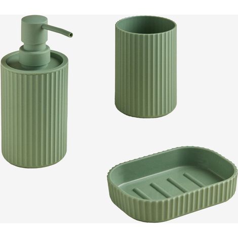 Set de salle de bain en ABS Ozene SKLUM Vert Laurier