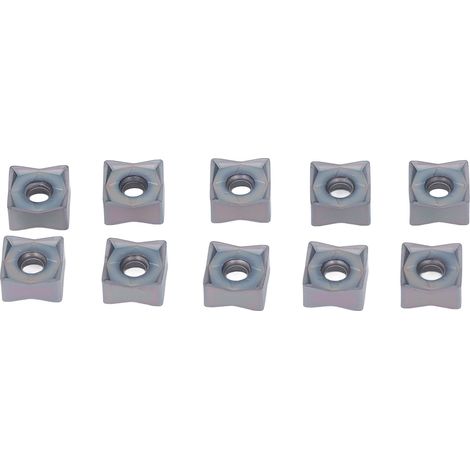 10 plaquettes en carbure pour tour à bois et métal, outils de coupe DIY pour fraisage CNC, lot de 10 pièces (1/5)