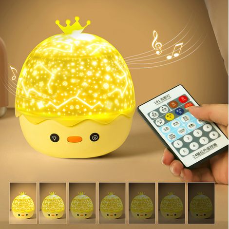 Filiyano – projecteur – Veilleuse musicale avec projecteur, projecteur d'étoiles pour enfants avec télécommande (1/5)