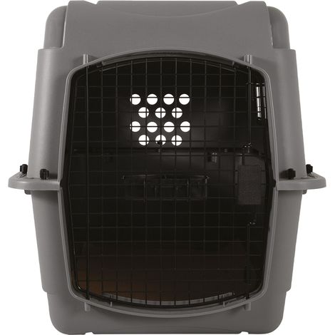 Cage de transport pour chat IATA – Modèle 300 taille intermédiaire – Ventilation 360° – Plastique recyclé – Système de verrouillage sécurisé – Pet Mate