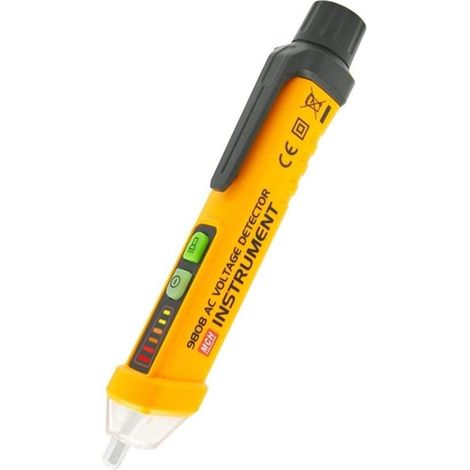 Test Pen Induction sans Contact électrique Intelligent Multifonctions LED zéro Ligne Fire Line Mesure sonore Lumière Alarme Checkpoint (1/5)