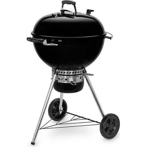 Weber – Barbecue charbon Master-Touch GBS E-5750 – Cuve et couvercle en acier émaillé – Grille Gourmet BBQ System™ – Thermomètre intégré