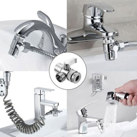 Robinet Inverseur - Filetage Droit 1/2 Pouces - Pour Douche Cuisine Salle De Bain - 1 Pièce (1/4)