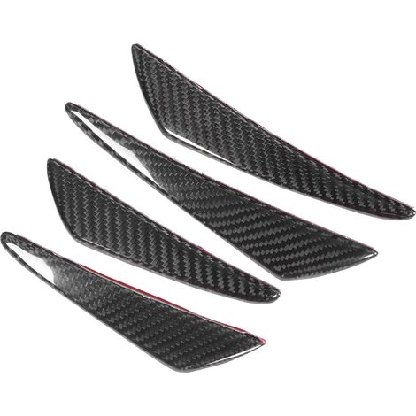 Eosnow 4 Teile/satz Universal Carbon Fiber Bumper Canards Lip Spoiler Fit für Honda