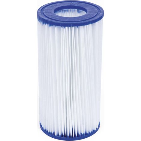 58012/29000 blanc et bleu diamètre 10.6CM haut 20.3CM filtre pompe à eau accessoires de noyau de coton adaptés à la pompe de filtre de type A/C 2 pièces (1/2)