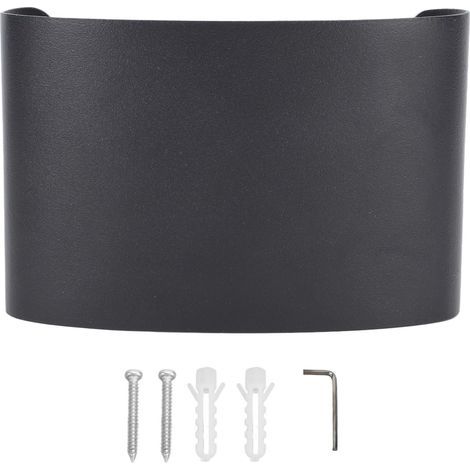 4W LED Outdoor Wall Sconce Double Headed Outside Up Down LED Wall Lamp 3 Color Dimming Waterproof 85‑265V (1/5)
