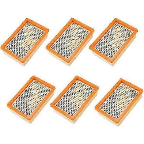Lot de 6 filtres de rechange pour aspirateur Karcher MV4, MV5, MV6, WD4, WD5 et WD6 (1/4)