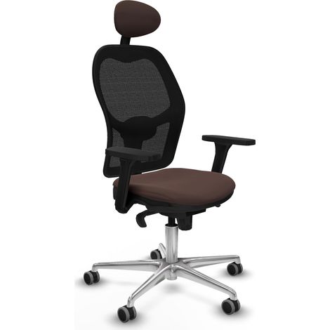 Bürostuhl piqueras y crespo ergonomisch schwarz Schaumstoff hoher Dichte (1/2)