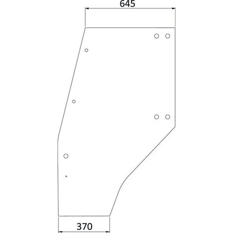 Türglas komplett UNIVERSAL 04400340N (1/2)