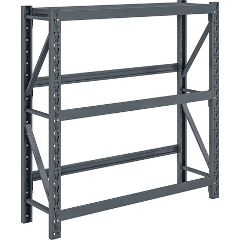 Étagère à boissons autoportante à 3 niveaux, capacité de rangement pour 6 caisses de boissons, hauteur des étagères réglable, 110 x 30 x 110 cm, grise