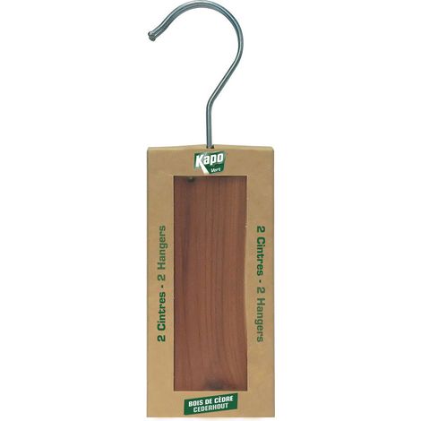 Funda Kapo con 2 colgadores de madera de cedro - KAPO