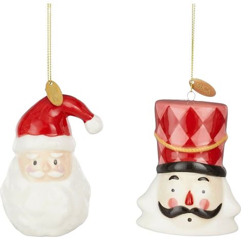 Mica Decorations boule de Noël Blanc H9xl5xL6.5cm (1/5)
