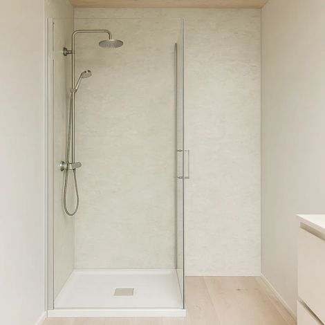 Revestimiento pared Bladel 4 paneles PVC 120x60cm - Cloudy Grey (1/5)
