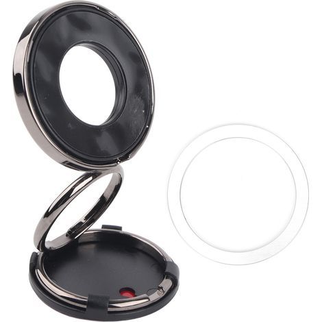 Magnetische Autotelefonhalterung mit faltbarem Ring und 180°-Drehung, Tischtelefonhalterung mit Armaturenbrettbefestigung (1/5)