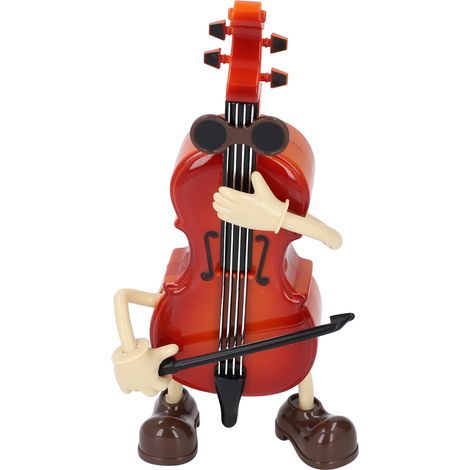Boîte à musique ornement horloge conduite Vintage Instrument de musique décor violoncelle (1/5)