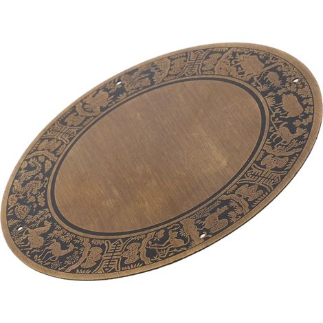 Plaque de façade/arrière meuble WOONEKY en bronze antique, style (1/5)