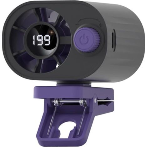 Ventilateur sans pales à clipser rechargeable par USB C (1/5)