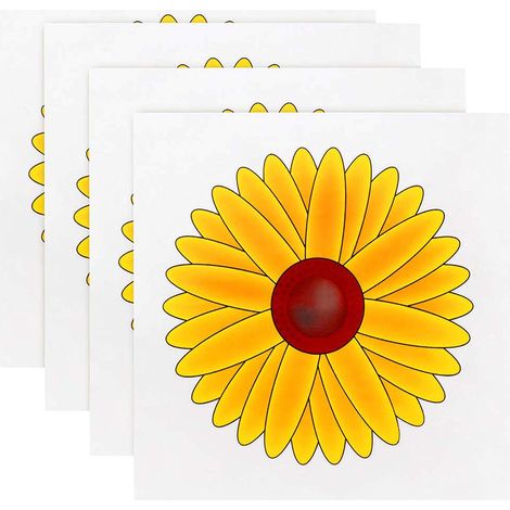 Lot de 30 pièges à mouches pour fenêtre, autocollants floraux, attire et élimine les insectes. (1/5)