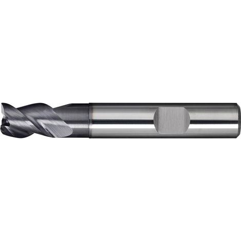 Fraise à rainurer DIN6527 K type W D. nominal 3 mm VHM TiAlN DIN 6535 HB 45 degr. PROMAT (1/4)