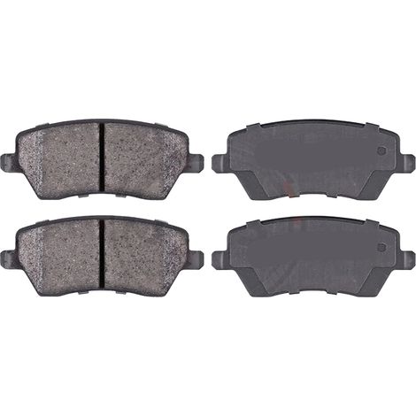 KIT PASTIGLIE FRENO ANTERIORI compatibile con RENAULT CLIO III SPORTOUR (KR0/1) / PASTIGLIE FRENANTI AUTO OEM P 68 033, / SOSTITUZIONE DIRETTA / BASSA POLVERE / SILENZIOSO