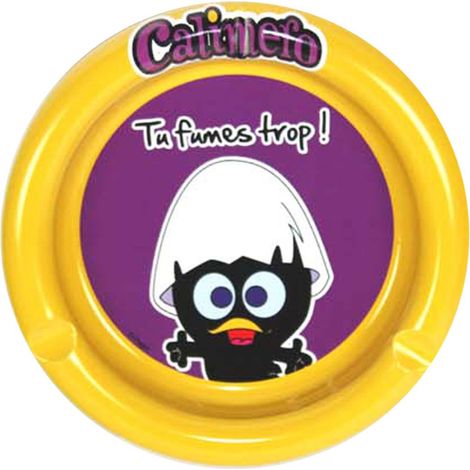 Cendrier Caliméro rond en métal