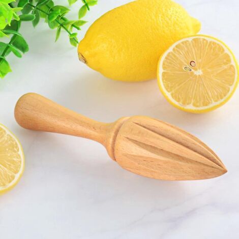 Citrus Juicer - Wooden Reamer - Orange Juice Squeezer 4 Pieces Lemon Juicer Reamer - (1/4)