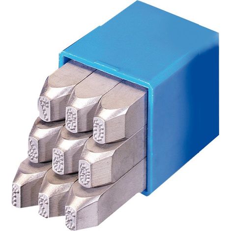 GRAVUREM 14306000 - Jeu de numérotation RP 9 pièces (0-9) - Faible déformation (6 mm)