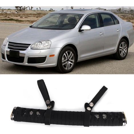Auto-Innenraumgriff Kopfstütze Rücksitz Haltegriff Überrollbügel Universal Midification Schwarz Weiß (1/5)