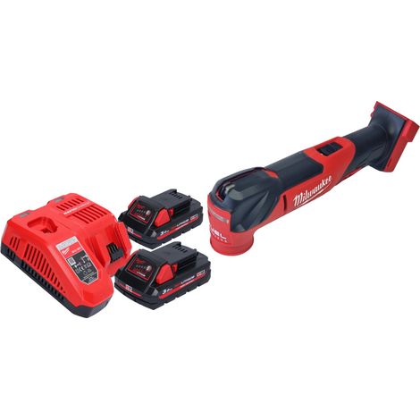 Milwaukee M18 FMT-302 multiherramienta sin cable 18 V sin escobillas + 2x batería 3.0 Ah + cargador