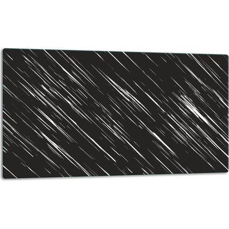 Schneidebrett aus Glas, 52 x 30 cm, gestreift (1/5)