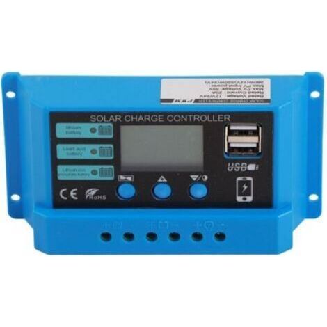 12V/24V solar charge controller, solar panel charge controller, suitable for motorhomes, 20A
