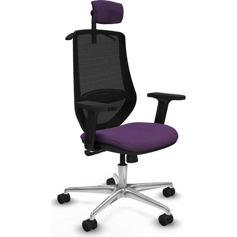 Piqueras y Crespo Mardos Sedia da Ufficio Viola Comfort