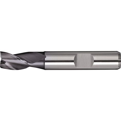 TECWERK Bohrnutenfräser DIN 327 TypN D.12mm HSS-Co8 TiCN Weldon Z.3 kurz TECWERK