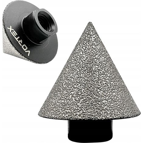 Großer Diamant-Kegelfräser für Gres-Keramikfliesen 0-50 mm VORTEX (1/5)